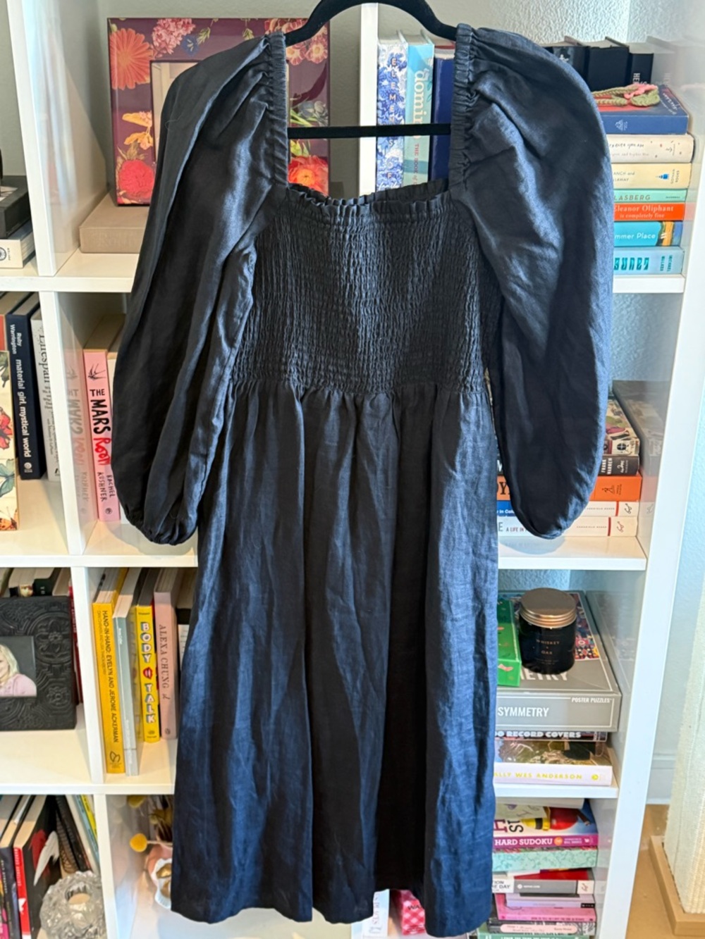 J.Crew Black Linen Midi Dress✨ - Picture 7 of 7